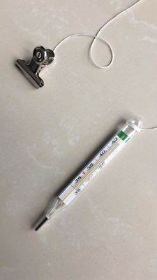 FN-W パーソナライズド クリニカル・水銀フリーデジタル温度計 黄色/青