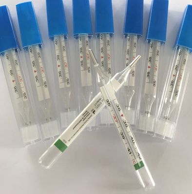 健康モニタリングのためのカスタマイズされたサポート水銀のない口腔腕の下のガラス温度計
