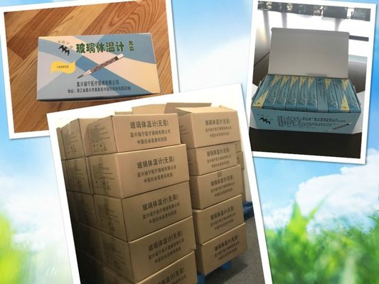 FN-W メルキュリーのないガラス製の安全温度計
