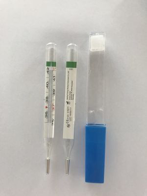 CE 認証のカスタマイズされたサポートガラスから作られた水銀のない口腔温度計
