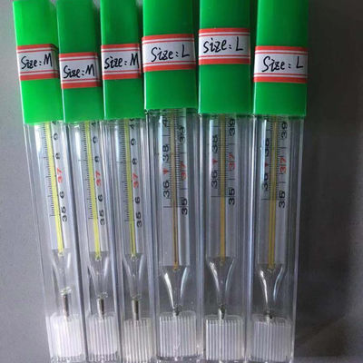 FN-W CE ISO 13485 承認された水銀のないガリウムガラス温度計