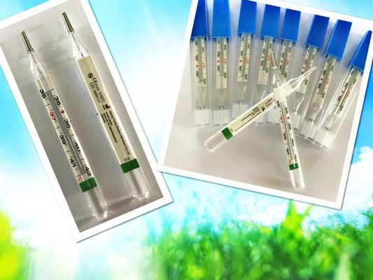 カスタマイズされたサポート CE 認証済み 水銀のない ガラス 臨床 口腔 腕の下部 赤ちゃんと成人の医療熱温度計