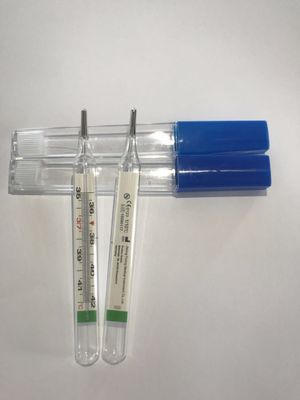 カスタマイズされたサポート ベビー/成人のガラス 水銀のない温度計 摂氏華氏