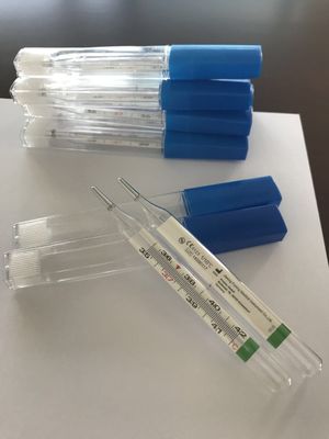 カスタマイズされたサポート ベビー/成人のガラス 水銀のない温度計 摂氏華氏
