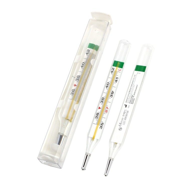 医療用 赤液体ガラス 腕部直腸 口腔温度計 オーダーメイド OEM サポート